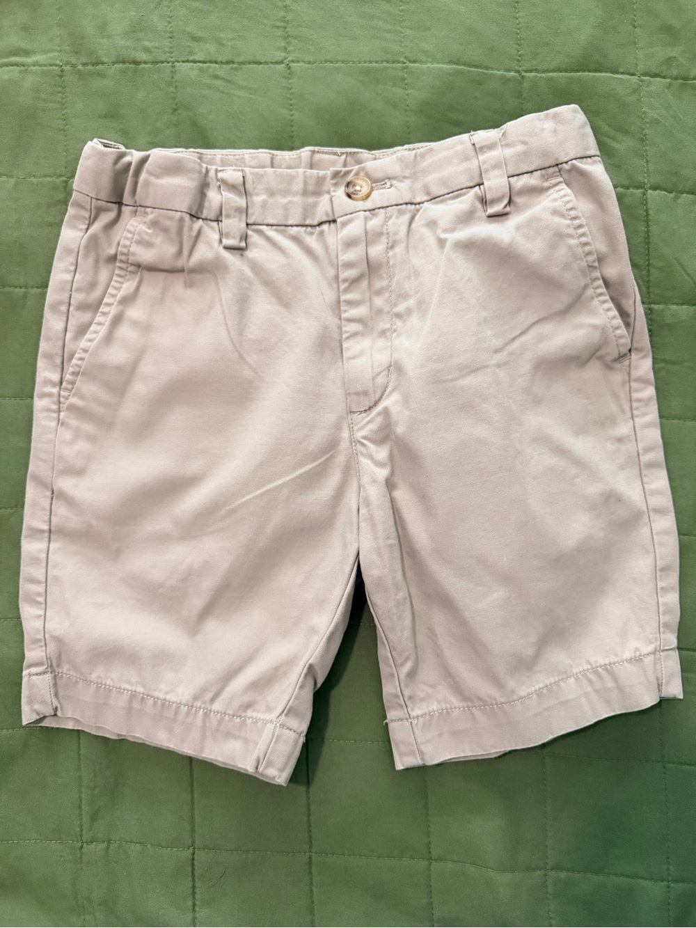 Vineyard Vines boys Khaki Flat Front Shorts